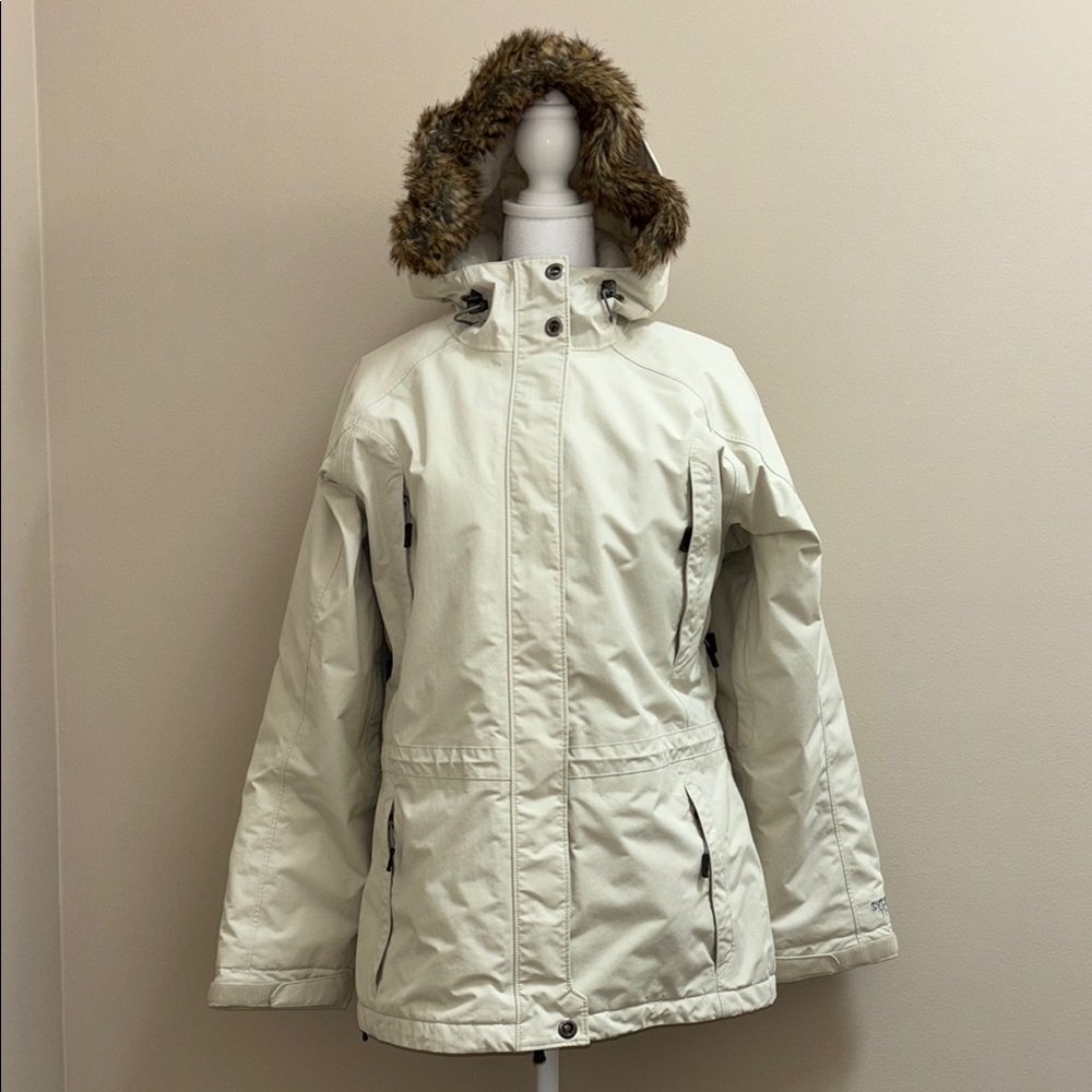 EMS Ski Jacket System Three Primaloft Cream Size Medium